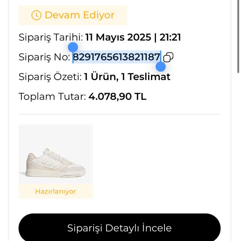 Sipariş Verilen Ayakkabının Teslim Edilmemesi Ve İletişim Sorunu