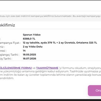 Devam Eden Taahhüdüm Varken Yanıltıcı Kampanya Ve Haksız Ücretlendirme