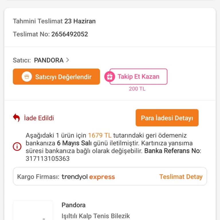 Pandora Bileklik İadesinde Mağduriyet Ve Fiyat Farkı Sorunu