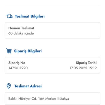 Cepte Şok Siparişimde Eksik Ürün Ve Yetersiz Müşteri Hizmeti