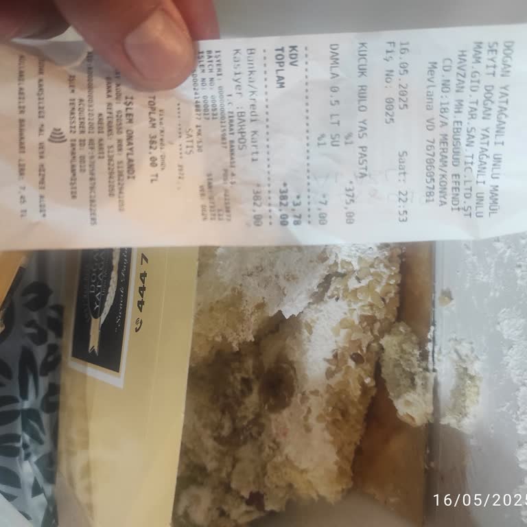 Bozuk Pasta Satıldı, İade Ve Dönüş Yapılmadı Müşteri Memnuniyeti Yok