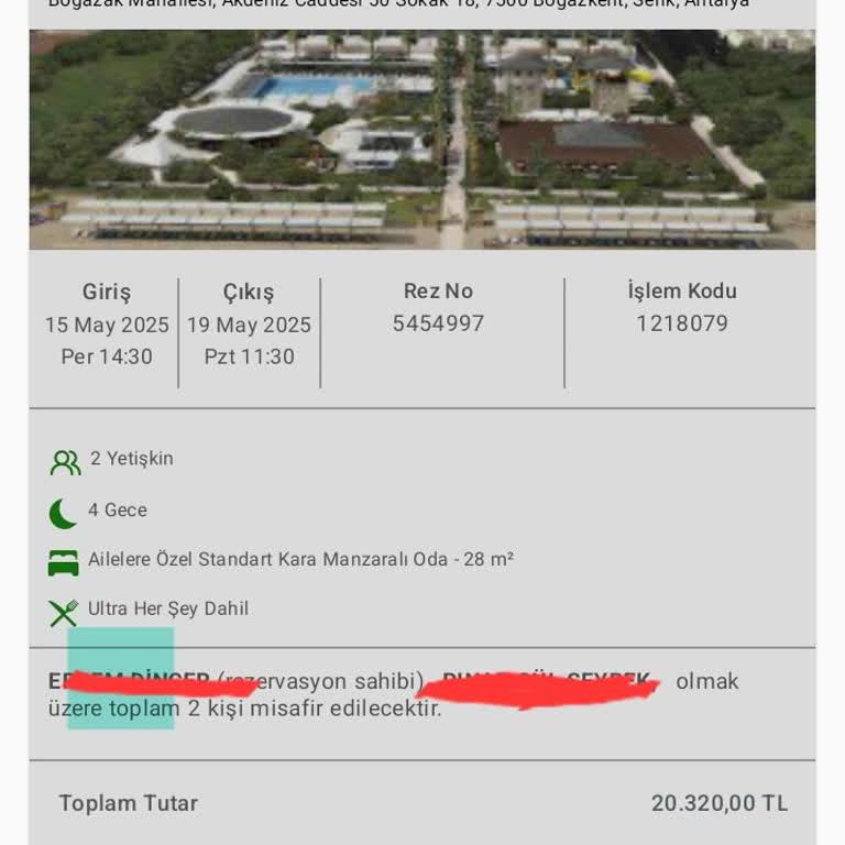 Obilet Üzerinden Yapılan Otel Rezervasyonunda Yaşanan Mağduriyet Ve Yanıltıcı Bilgilendirme!