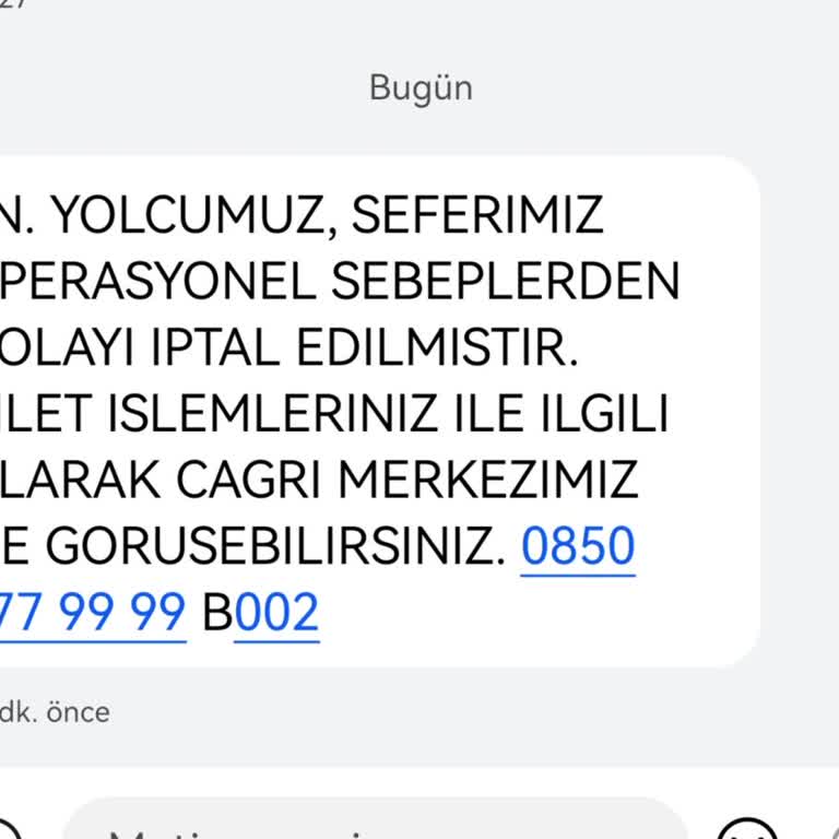 Varan Turizm Sefer İptalini Sadece SMS İle Bildirip Müşteriyle İletişim Kurmuyor