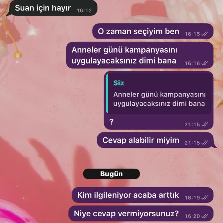 Siparişimin Kargoya Verilmemesi Ve Müşteri Hizmetlerinin İlgisizliği
