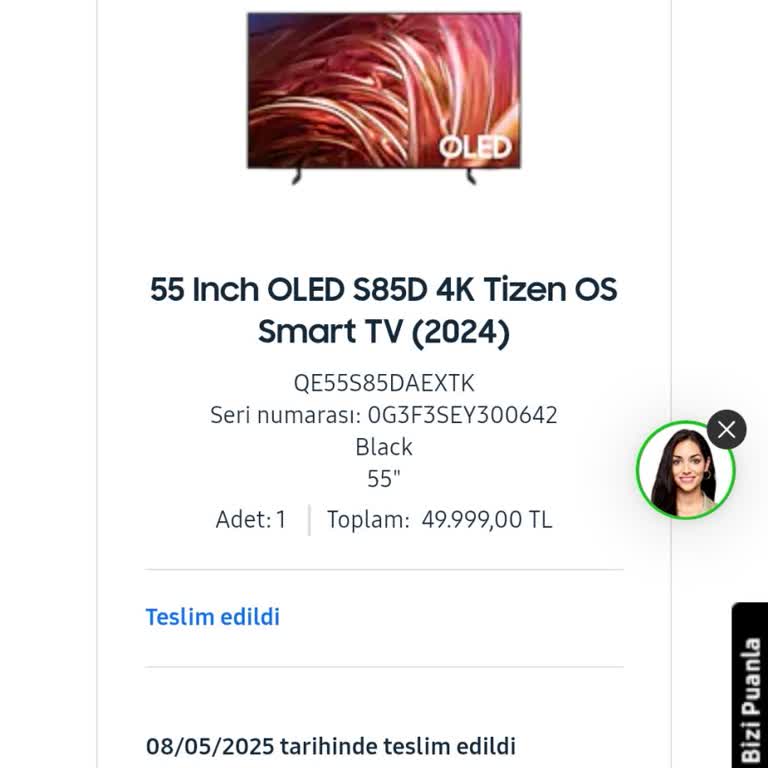 Teslim Edilmeyen TV Ve Yetersiz Müşteri Hizmetleri Deneyimi