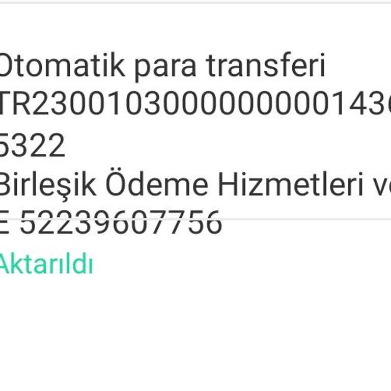 Dolap Uygulamasında Otomatik Para Transferi Sonrası Bakiyem Hesabıma Yatmadı