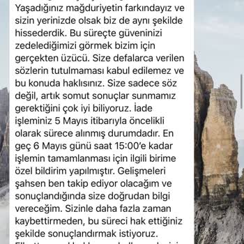 Süpürge Siparişim Sürekli Oyalama Taktikleriyle Teslim Edilmiyor