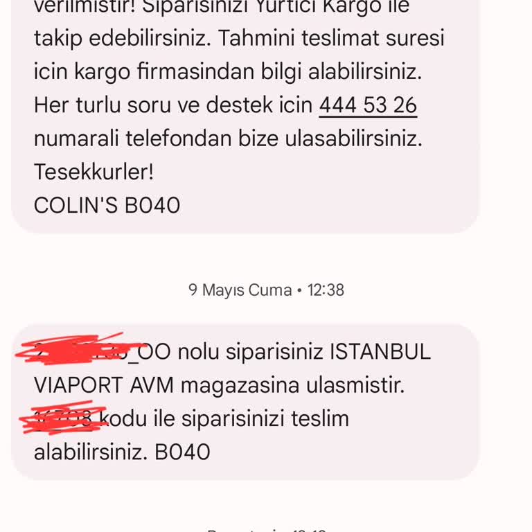 Ürünler Teslim Edilmedi, Mağaza İlgisiz Ve Ücret İadesi Yapılmıyor
