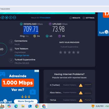Vaat Edilen 1000 Mbps Hızına Ulaşılamıyor, İşim Ve Bağlantım Olumsuz Etkileniyor