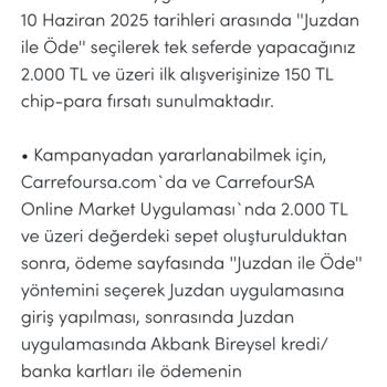 Akbank Juzdan Kampanyasında Bonus Hakkım Yüklenmedi