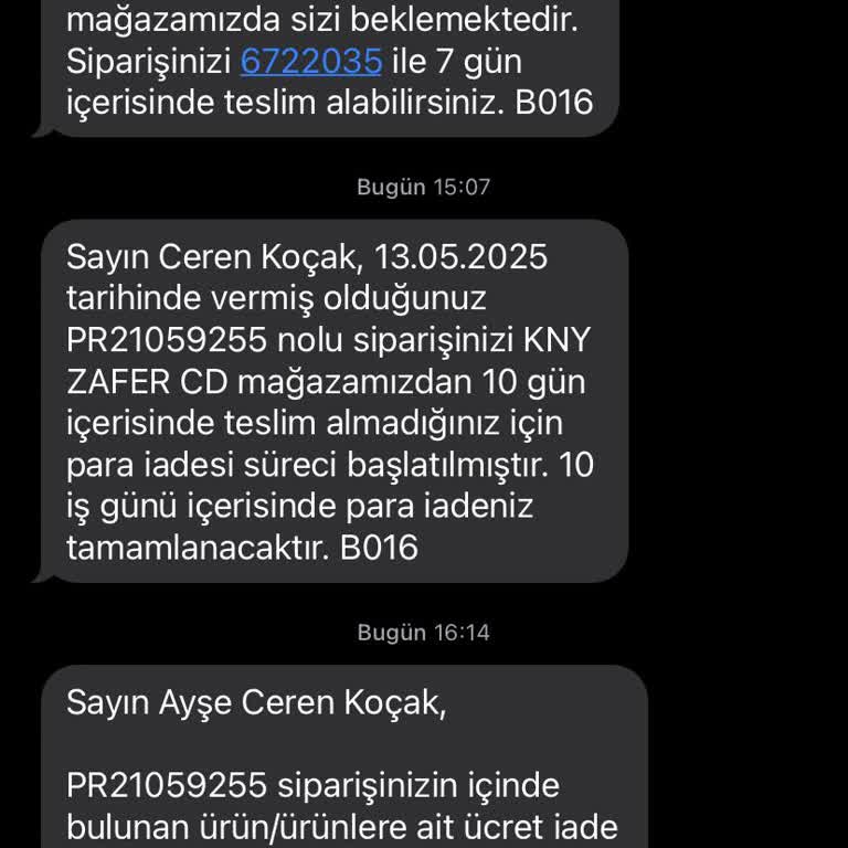 Siparişim Onayım Olmadan İptal Edildi, Kupon Sözü Yerine Getirilmedi