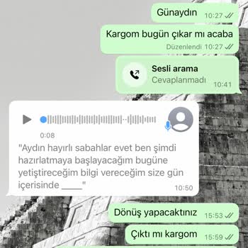 Sipariş Sonrası Kargo Gönderilmedi Ve İletişime Geçilemiyor