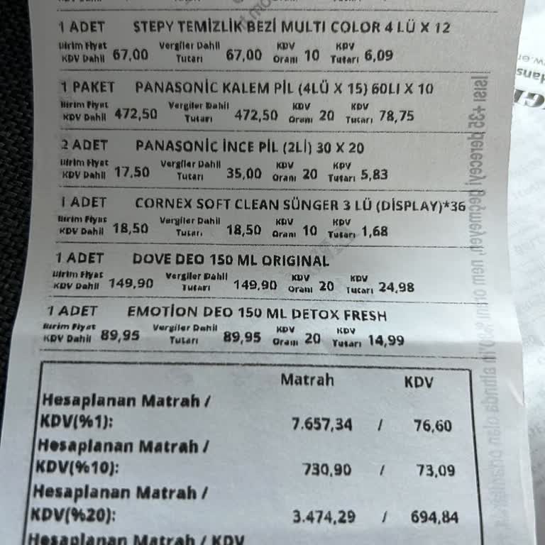 Market Alışverişinde Yanlış Fiyat Ve İade Sorunları Yaşadım