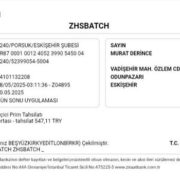 Bilgim Dışında Poliçe Düzenlenip Hesabımdan Para Çekildi
