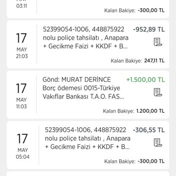 Bilgim Dışında Poliçe Düzenlenip Hesabımdan Para Çekildi