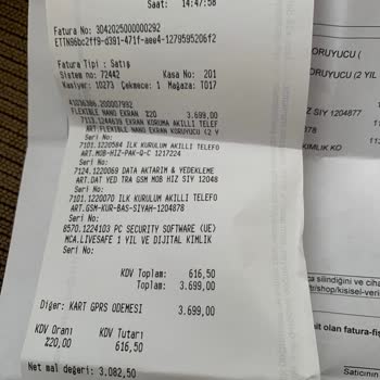 Mağazada Ürün Fiyatlandırması Ve Faturada Ekstra Hizmetler Sorunu