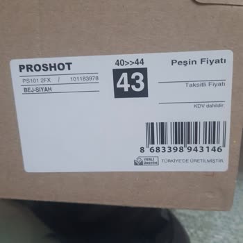 Aldığım Ayakkabı Yanlış Numara Ve Mağaza Çözüm Üretmiyor