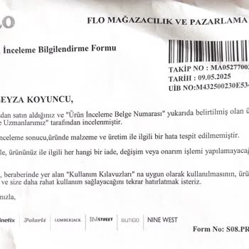 FLO'dan Alınan Kinetix Ayakkabının Kısa Sürede Renk Atması Ve Mağduriyet