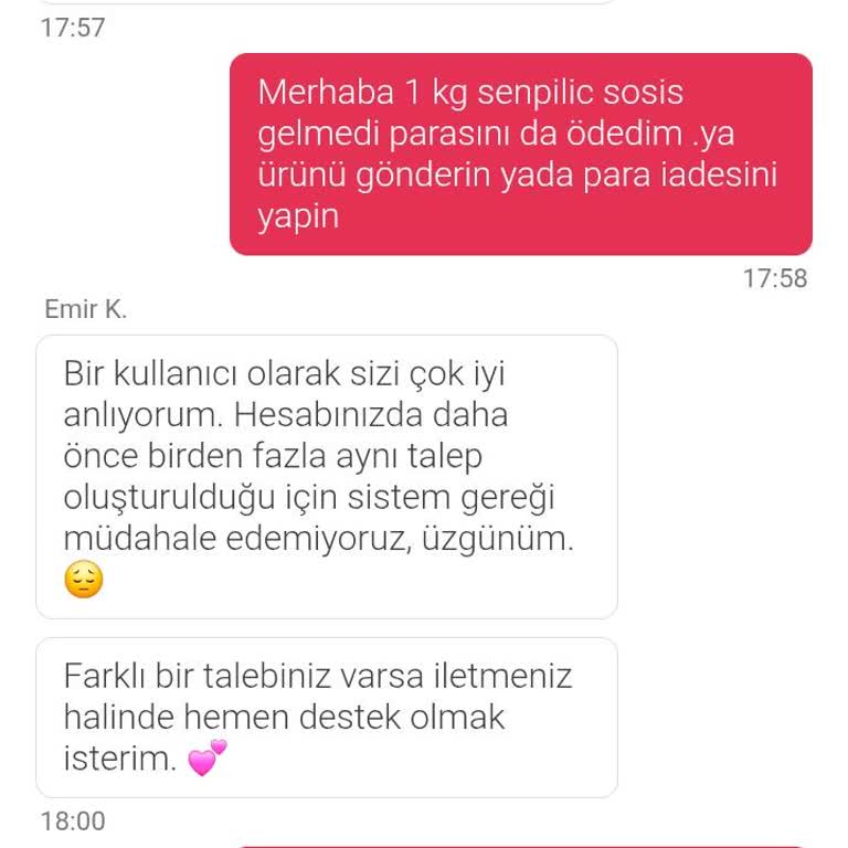 Eksik Ürün, İade Yapılmıyor, Mağdur Edildim