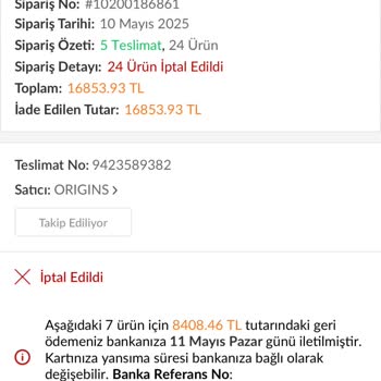 Trendyol Sipariş İptali Sonrası İade Sorunu Ve Mağduriyet