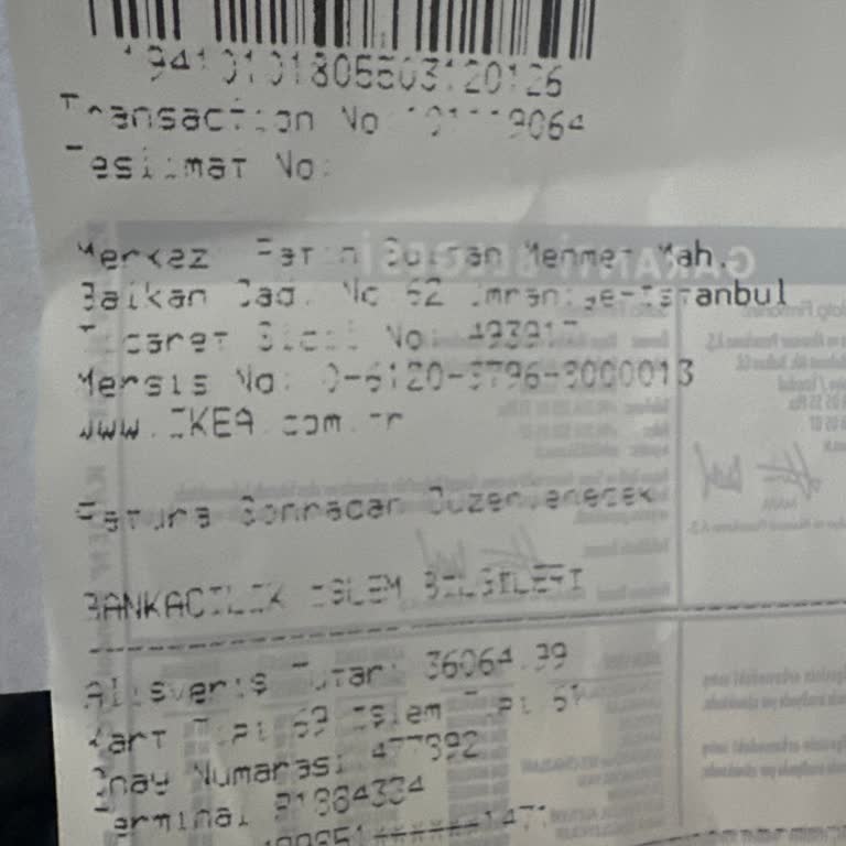 Yanlış Kimlik Numarası Ve Silik Fiş Nedeniyle Fatura Mağduriyeti