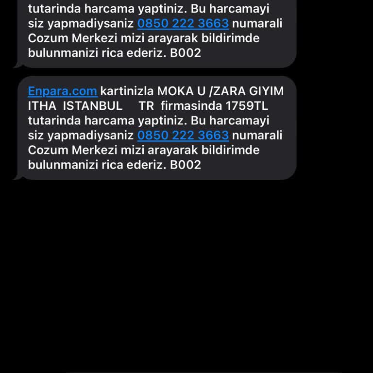 Zara'nın Web Sitesinden Habersiz Kredi Kartı Harcaması Ve İletişim Sorunu