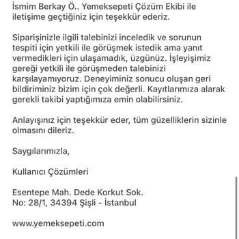 Yanlış Sipariş Ve Yetersiz Çözüm: Müşteri Mağduriyeti