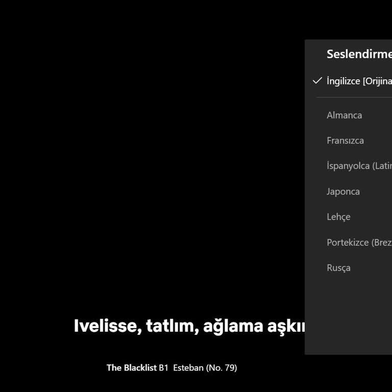 The Blacklist Dizisinde 4 Sezon Sonrası Türkçe Dublaj Eksikliği Hayal Kırıklığı Yarattı
