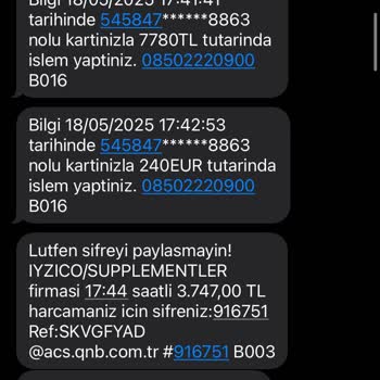İzinsiz Kredi Kartı İşlemleri Ve Hızlı İade Talebi