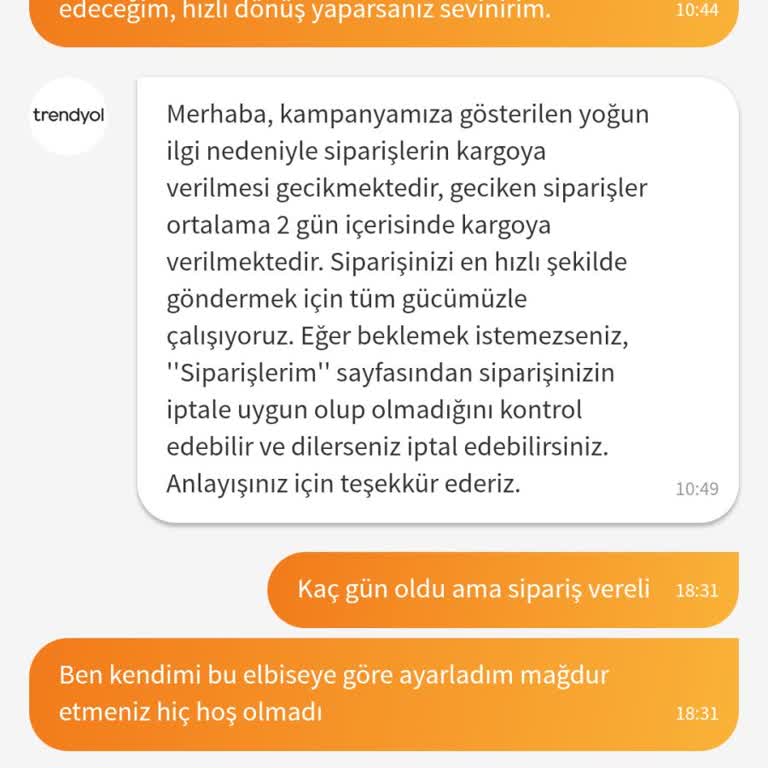Mezuniyet Elbisem Gelmedi, Mağdur Edildim!