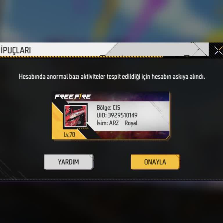 My Free Fire Max ID Has Been Suspended