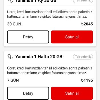 Ek İnternet Paketinde Ani Fiyat Artışı Ve Ücret İadesi Sorunu