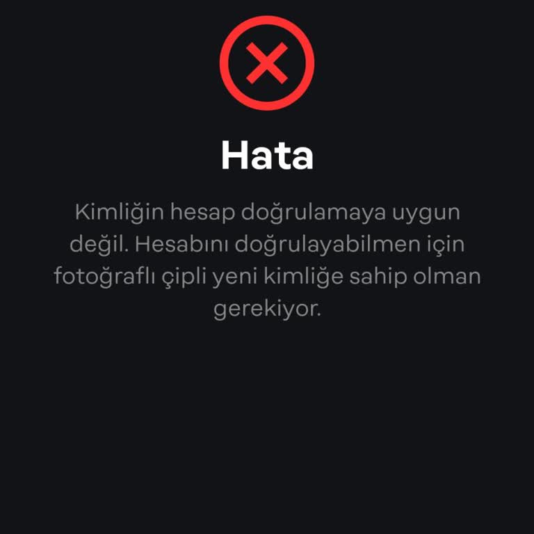15 Yaşındaki Kullanıcı Olarak Kimliğimde Fotoğraf Olmadığı İçin Papara Hesabımı Doğrulayamıyorum
