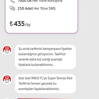 Vodafone'dan Zorunlu Ve Yüksek Fatura Şoku!