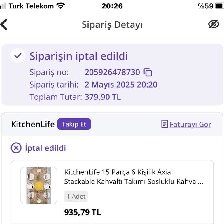 Anne Günü Siparişim Keyfi İptal Edildi, Mağdur Edildim!