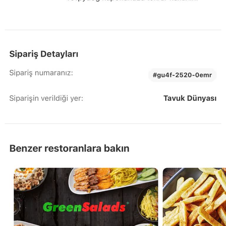Sipariş Gecikmesi Ve Yanlış Teslimat Sonrası İptal Edilen Yemek Deneyimi