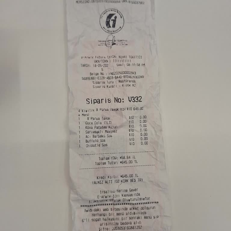 Popeyes İstanbul Marina Şubesinde Yavaş Ve İlgisiz Hizmet Deneyimi