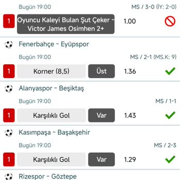 Kupon Oranının Maç Sonrası Düşürülmesi Ve Haksız Kazanç Kaybı