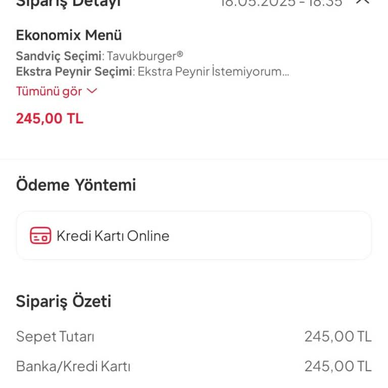 Popeyes Siparişim Teslim Edilmedi Kendim Almak Zorunda Kaldım