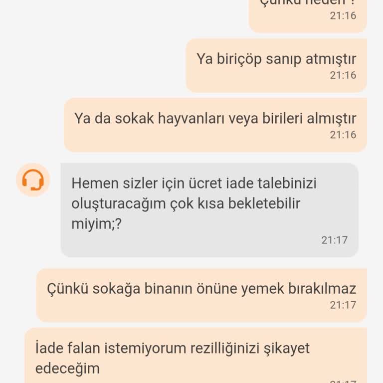 Yemek Teslimatı Sırasında İletişimsizlik Ve Kaybolan Sipariş Mağduriyeti