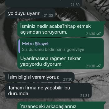 Metro Turizm Seyahatimde Yaşadığım Hijyen Ve Müşteri Hizmetleri Sorunları