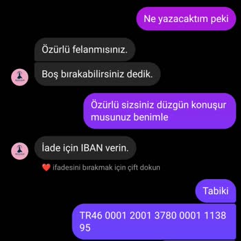 Binnaz Butik Siparişim Sonrası Param İade Edilmedi Ve Engellendim