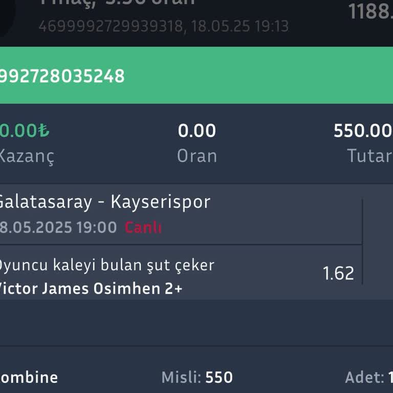 Kazandığım İddia Hatalı Açıldı, Param Geri Verildi