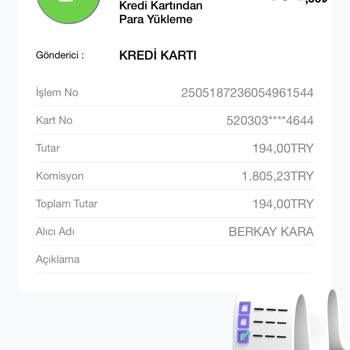 Sipay Cüzdan Yüklemesinde Yanıltıcı Komisyon Kesintisi Ve Çözüm Eksikliği