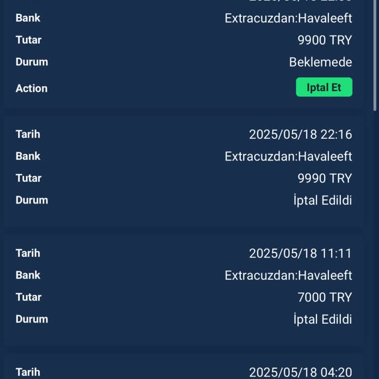 Çekim Talebim Sürekli Beklemede, Destek Yok