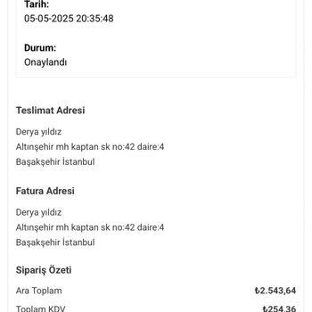 Aldığım Ürünler Kayıp İade De Yapılmadı Mağdurum