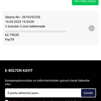 Aldığım Ürünler Kayıp İade De Yapılmadı Mağdurum