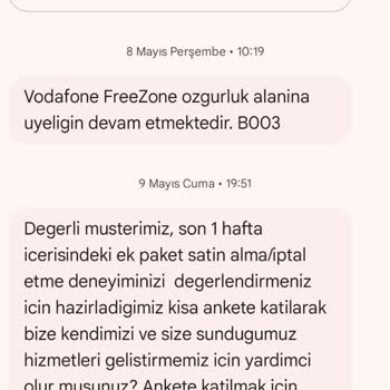 Vodafone Pay FreeZone Üyeliğim Onaylanmasına Rağmen Kampanyalara Katılamıyorum, Çözüm Yok