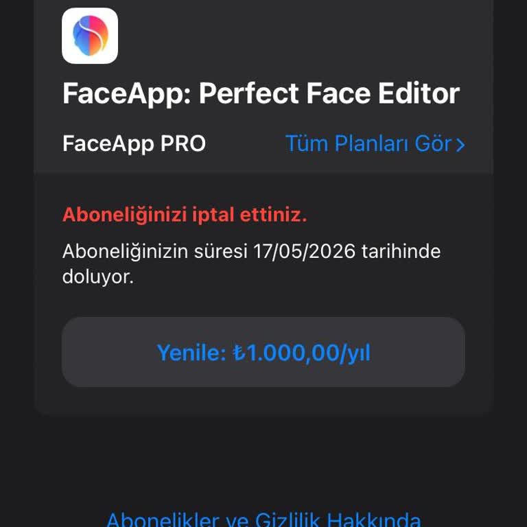 Faceapp İzinsiz Para Çekimi Ve İade Talebim