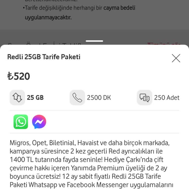 Vodafone Eski Müşterilere Yüksek Fiyat Ve İçeriksiz Tarife Sunuyor